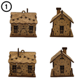 Christmas House Ornaments