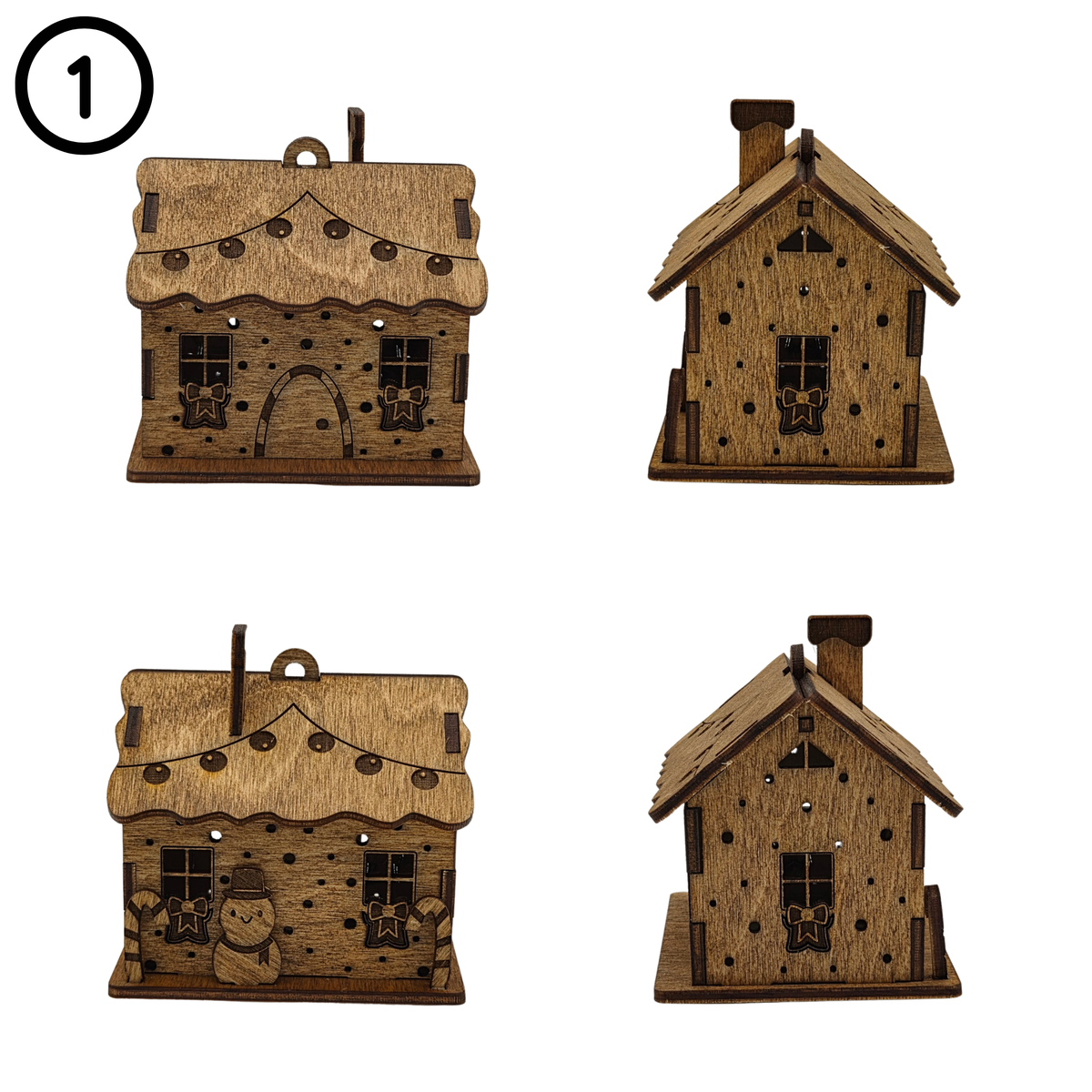 Christmas House Ornaments