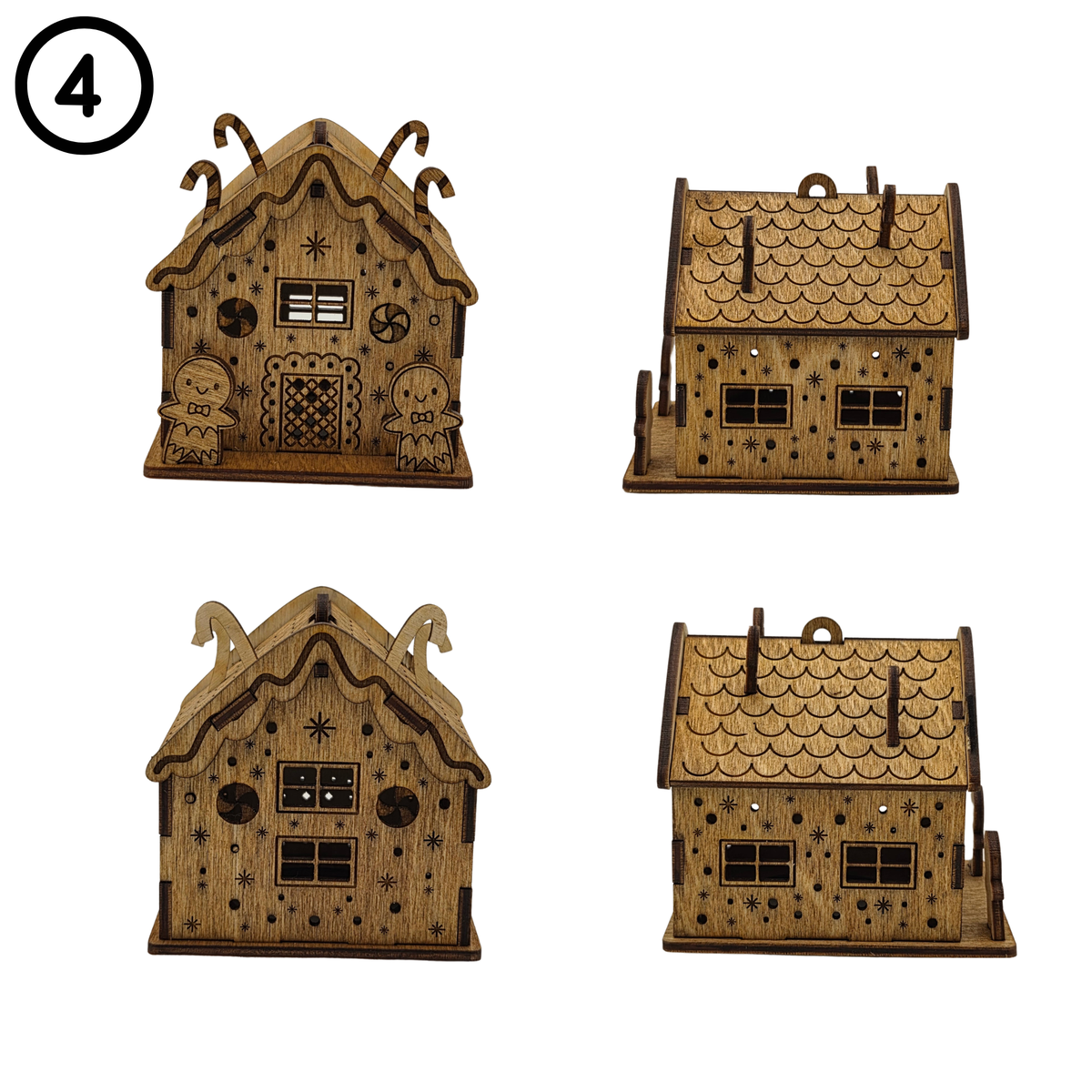 Christmas House Ornaments